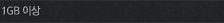 1GB �̻�